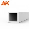 AK Interactive AK6547 SQUARE HOLLOW TUBE 3.00 X 350MM – STYRENE SQUARE HOLLOW TUBE – (3 UNITS)